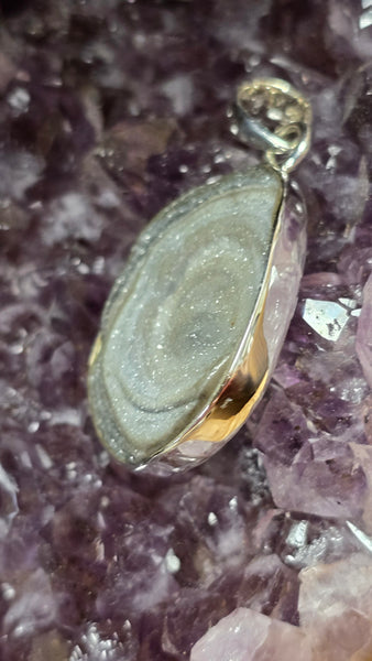 Desert Druzy pendant