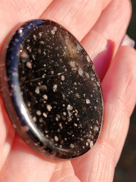 RARE Galaxy Obsidian Worry Stone