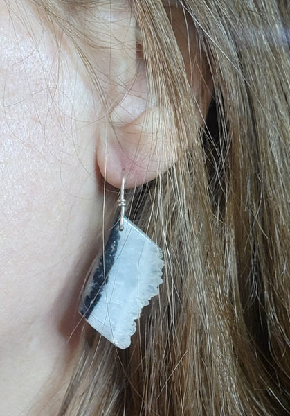 Druzy agate earrings
