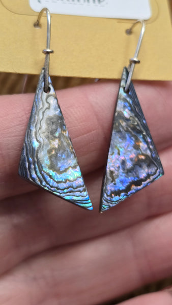 Abalone shell earrings