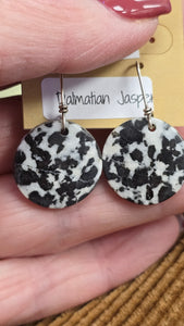 Dalmation Jasper earrings