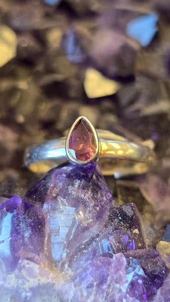 Pink Rhodalite Garnet size 8
