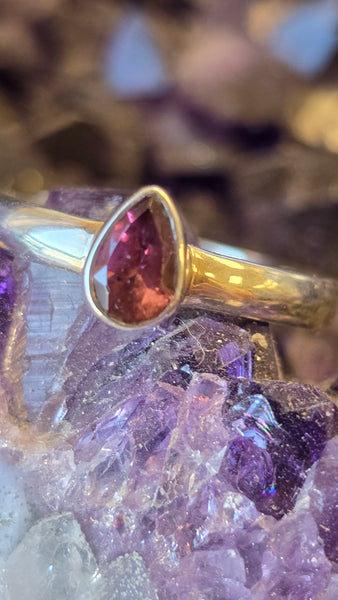 Pink Rhodalite Garnet size 8