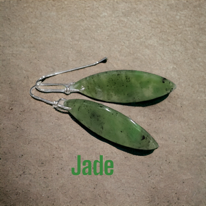 Jade earrings