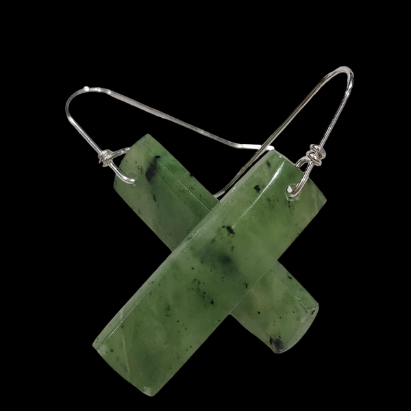 Jade earrings