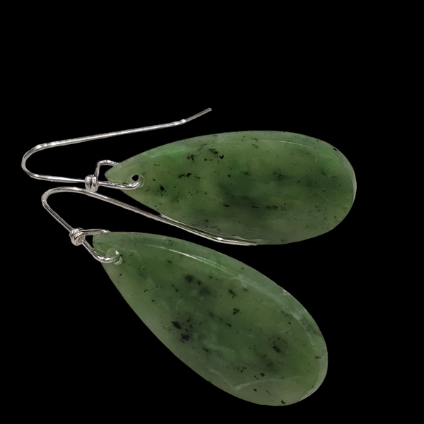 Jade earrings