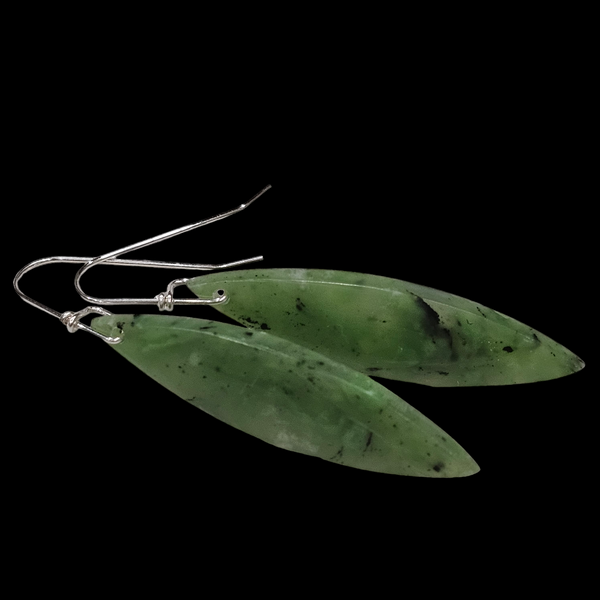 Jade earrings