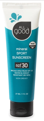 Sport Mineral Sunscreen Lotion w/ Organic Ingredients - 1oz