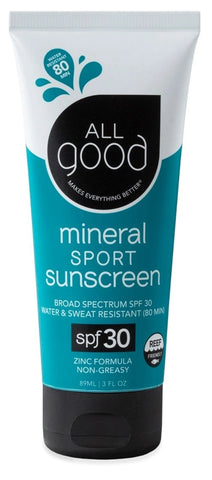 Sport Mineral Sunscreen Lotion w/ Organic Ingredients Spf 30 -3oz