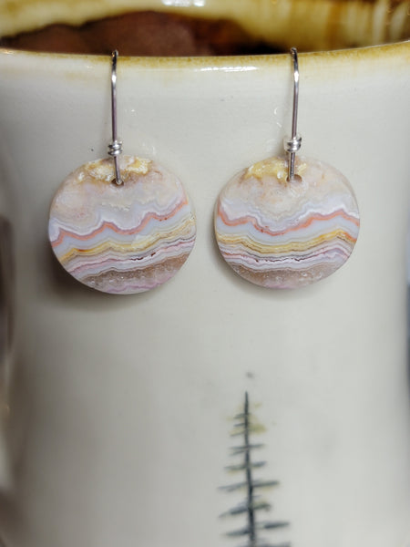 Crazy Lace Agate Earrings