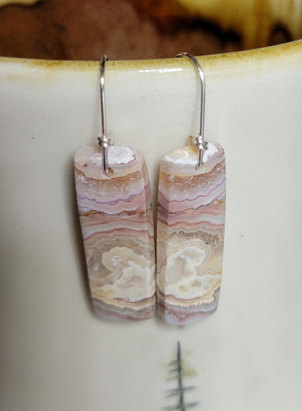 Crazy Lace Agate Earrings
