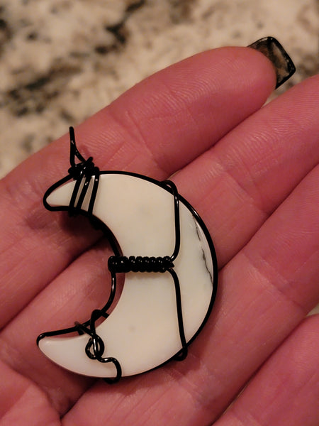 Dendritic opal moon