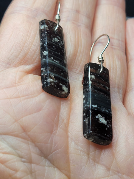 RARE Galaxy Obsidian Earrings