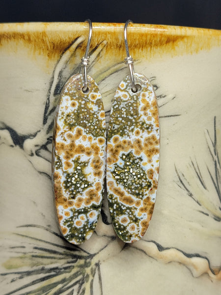 Ocean jasper earrings