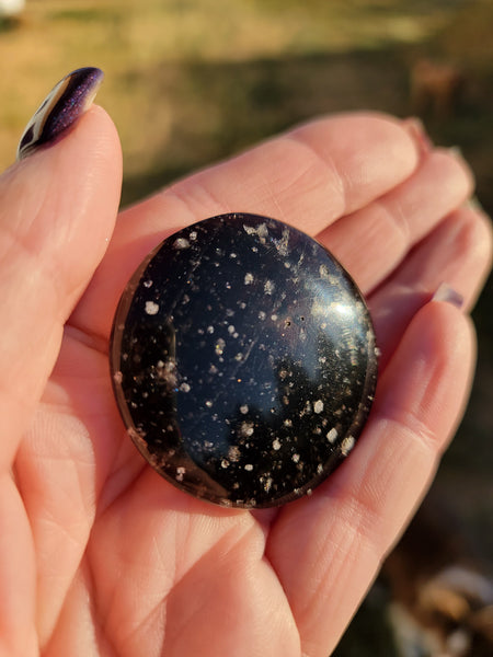 RARE Galaxy Obsidian Worry Stone