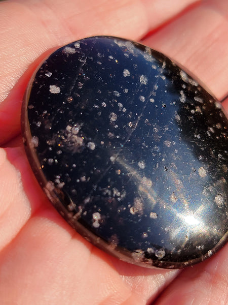 RARE Galaxy Obsidian Worry Stone