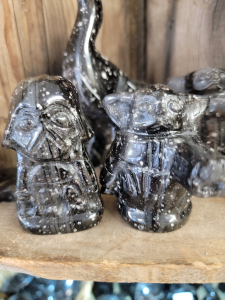 Galaxy Obsidian Yoda & Darth Vader