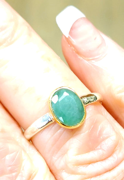 Emerald ring size 7