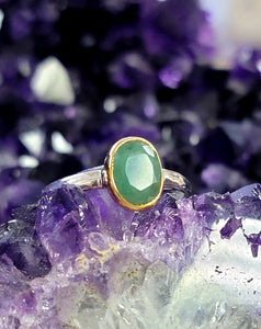 Emerald ring size 7