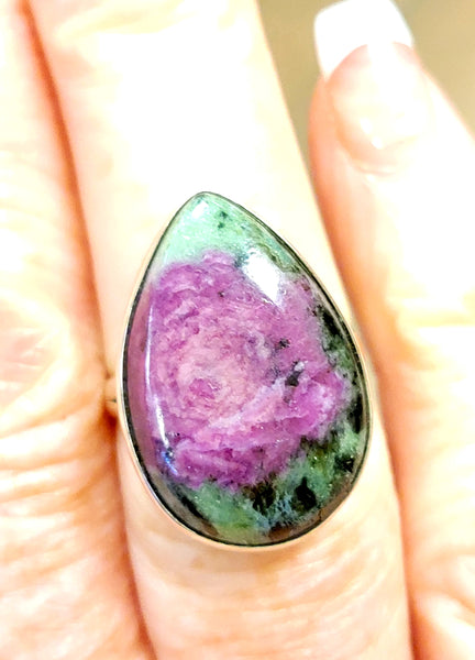 Ruby Fuschite ring size 7